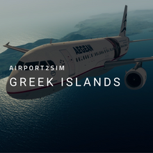 Load image into Gallery viewer, Airport2Sim Greek Islands